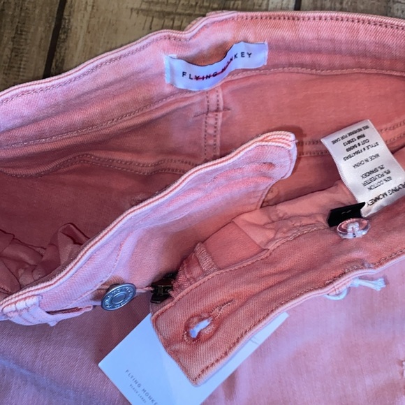 🆕 Flying monkey Baylor Criss Cross Straight Crop Jeans - Picture 12 of 12